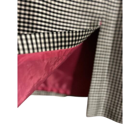 SHOMI by Willie Shor Sheath Dress 100% Silk SZ 12 Checkered Sleeveless Lined - Picture 9 of 11